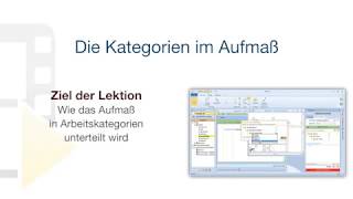 Tutorial von Edificius - Die Kategorien im Aufmaß - ACCA software