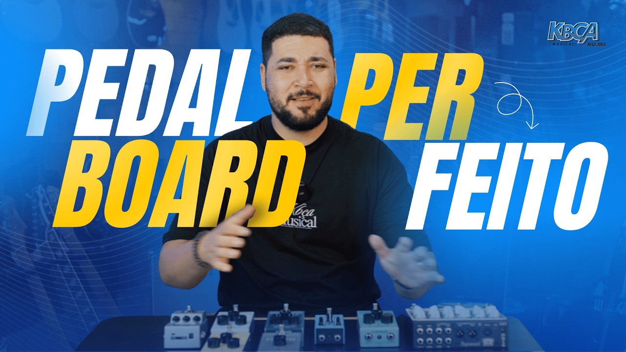 PEDALBOARD DO ZERO AO PALCO: Como montar o setup PERFEITO com Gabriel Braga