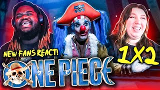 One Piece 1X2 LIVE ACTION REACTION (Netflix) - NEW ONE PIECE FANS REACT