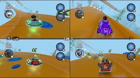 Beach Buggy Racing 2  Island Adventure 4 Player Local Coop Race