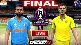 ICC Cricket World Cup 2023 | India vs Australia FINAL Match | Cricket 24 Live | RtxVivek screenshot 5