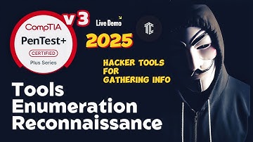 PenTest+ 2025 | Enumeration Tools: Maltego, Recon-ng, SpiderFoot, Shodan, WHOIS