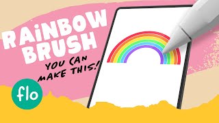 How to Make a RAINBOW BRUSH in PROCREATE #Shorts - Quick Procreate Tutorial screenshot 3