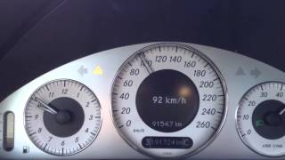 Mercedes clk 280 3.0 2006 acceleration (0-140km/h)