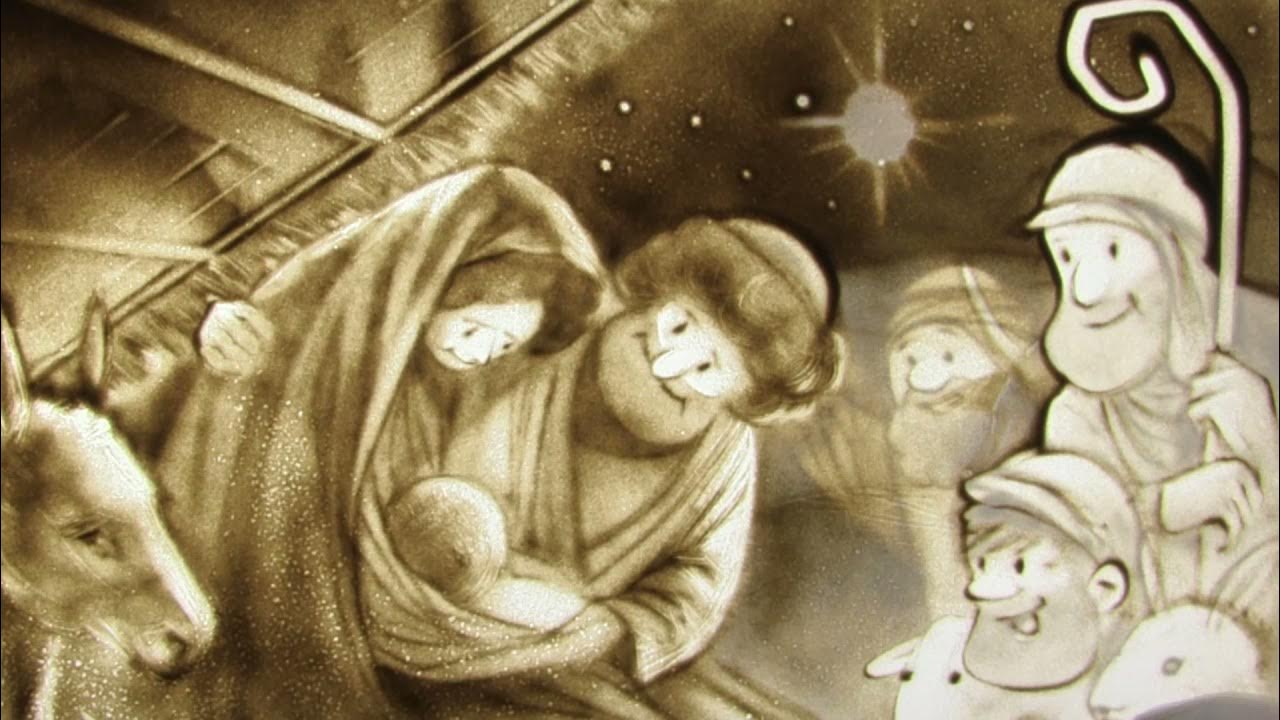 Sandmalerei zu Weihnachten 2021 (SandArt Kreativagentur) YouTube