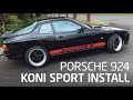Koni sport install in a supercharged porsche 924