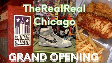 The RealReal CHICAGO Opening Day! | Designer Consignment Store Tour | TheRealReal