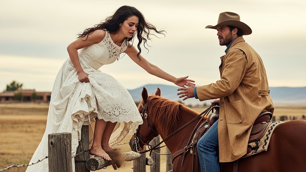 He Saw Her Running Through The Fields In White, The Cowboy Learned She Fled Her Forced Wedding