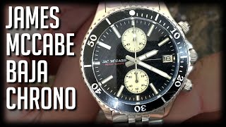 James McCabe Baja Chrono in Black | Watch Showcase