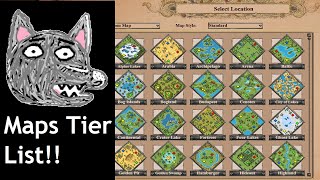 AoE2: DE | 'Standard' Maps Tier List