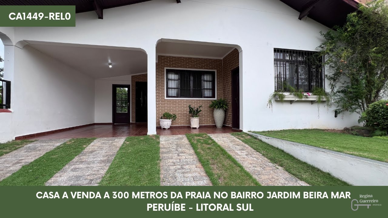 Imóvel a venda no Bairro Jardim Beira Mar a 300 metros da praia - Regina Guerreiro Imóveis