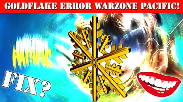 Warzone Pacific GOLDFLAKE error XBox Fix