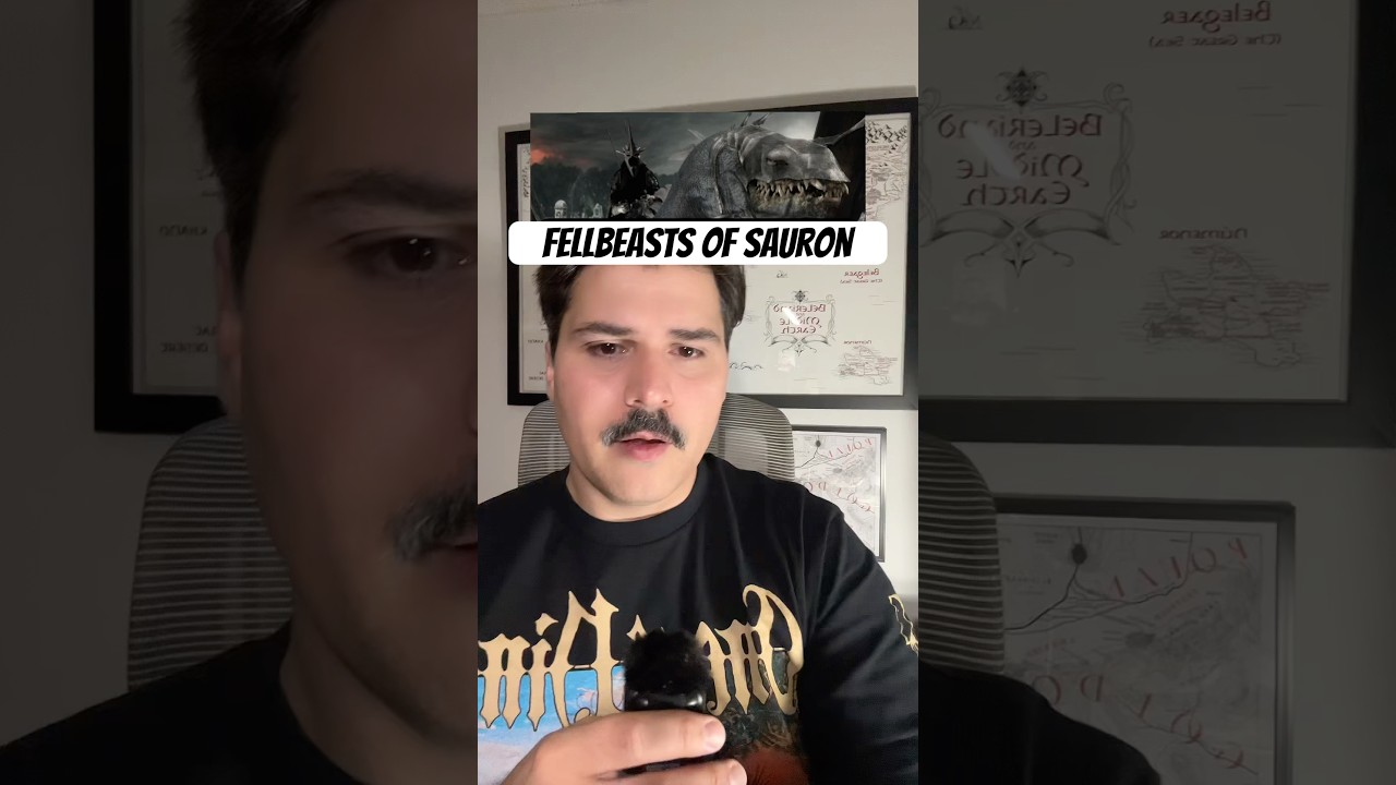 How were the fell beasts of the Nazgûl described? 