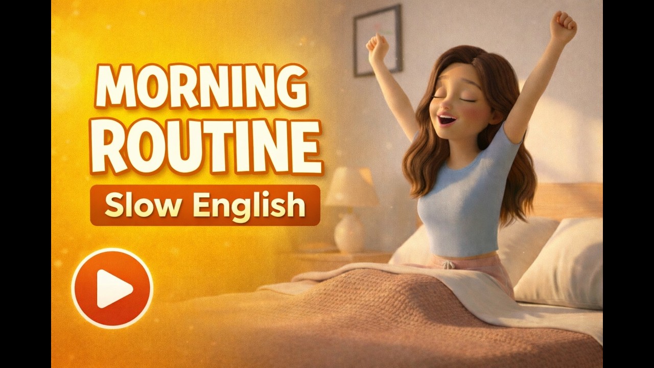 My Morning Routine | Slow English Listening Practice for Beginners
