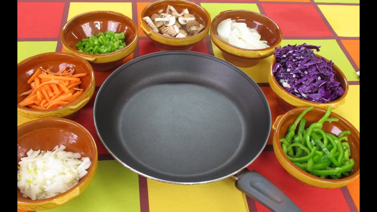 Como hacer wok de verduras