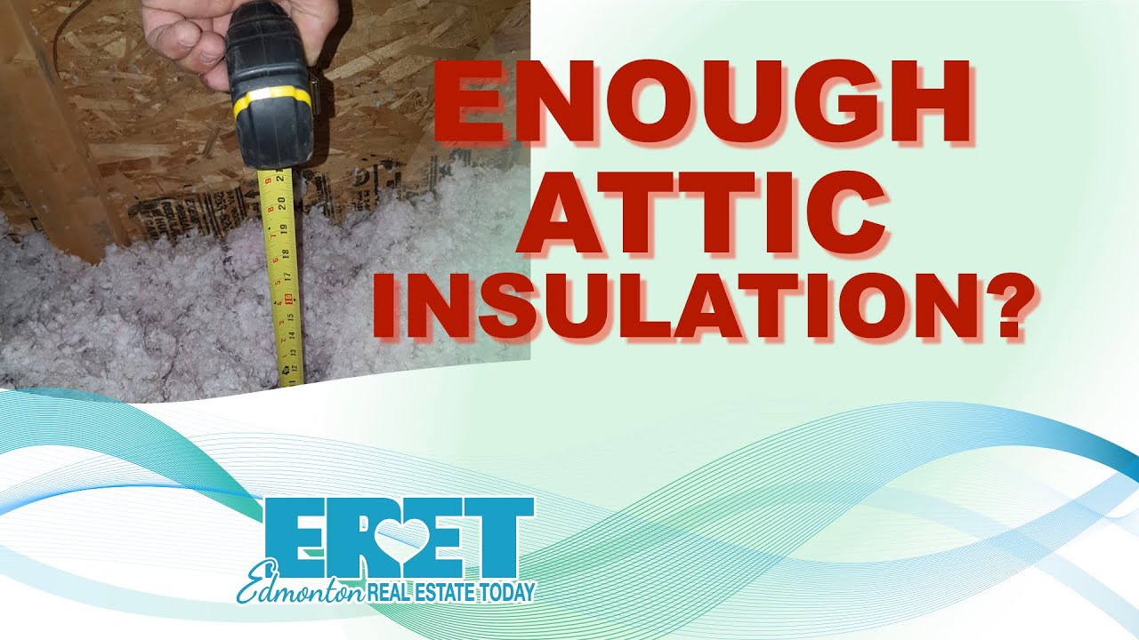 Attic insulation - How much do you need