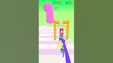 Wig Run lvl-16 #shorts #youtubeshorts #youtube  #viral #gaming #wig #wigrun