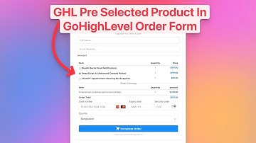 How to Set Default Product in GoHighLevel Checkout Page