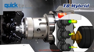QuickTECH T8HY Hybrid Twin Turrets Y Axis Turn Mill Centers