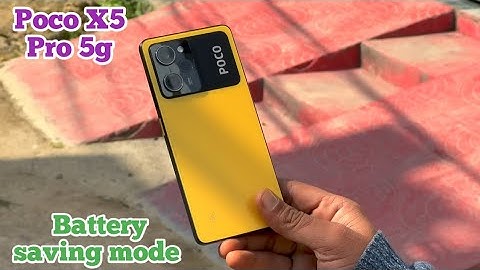 How To Enable Battery Saving Mode In Poco X5 Pro 5G, Power Saving Mode Enable Kaise Karen,
