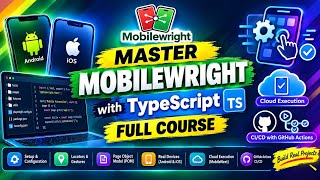 Mobilewright TypeScript Full Course 2026 | Complete Mobile Automation Testing Masterclass