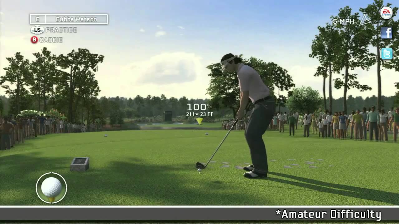 Tiger Woods PGA TOUR 12: The Masters Tips on Amateur Difficulty