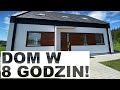 DOM W 8 GODZIN ! - ZEROENERGETYCZNY DOM Z ELEMENTÓW PREFABRYKOWANY, BUDOWA DOMU