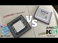 Compaq Presario AMD K6 233MHz vs Intel Pentium 233MHz MMX