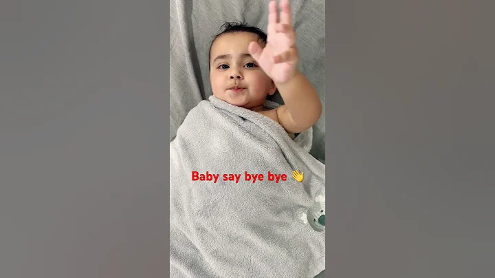 bye bye | baby say bye bye #baby #shorts