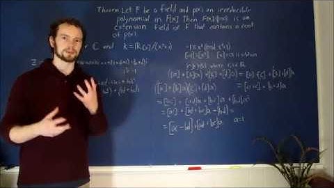 Andrew Herbener Extension Fields and Complex Numbers