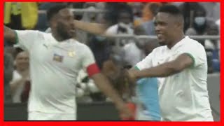 ETO, OKOCHA & ADEBAYOR DAZZLE IN SENEGAL LENGENDS VS AFRICAN LEGENDS GAME, GYAN MAKES CAMEO screenshot 4