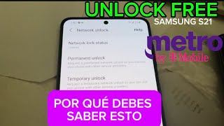 COMO DESBLOQUEAR  SAMSUNG S21, S22,S23,S24 T-MOBILE Y METRO PCS GRATIS