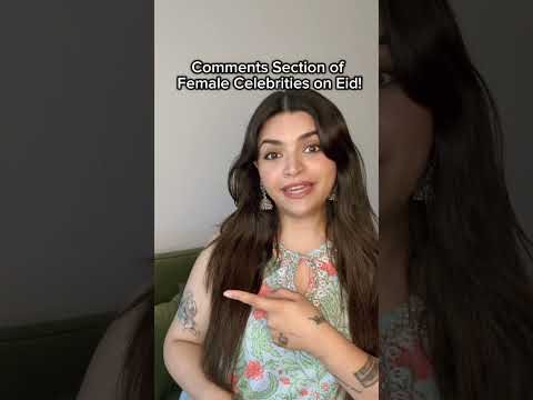 Comments Section of Female Celebrities on Eid!