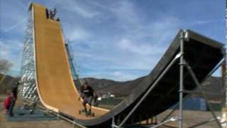 Nitro Circus -  Exclusive Nitro Mega Ramp training footage