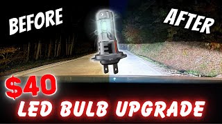 $40 LED Headlight Upgrade you HAVE to DO - H7 LED Bulbs - Car Work Box by Jr's Gasoline Alley 6,071 views 8 months ago 5 minutes, 54 seconds