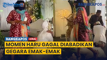 Momen Haru Sungkeman Gagal Diabadikan, Gegara Emak-emak Halangi Fotografer