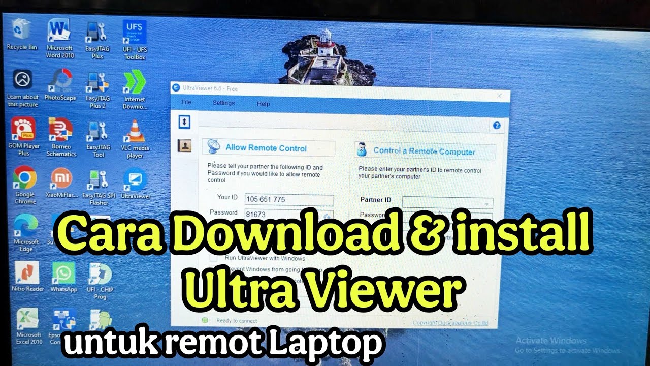 Cara download dan install ultra viewer di Laptop - YouTube