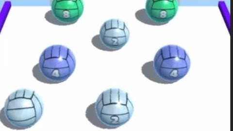 BALL MERGE 2048 - All Levels Gameplay IOS (Levels 74 -75).