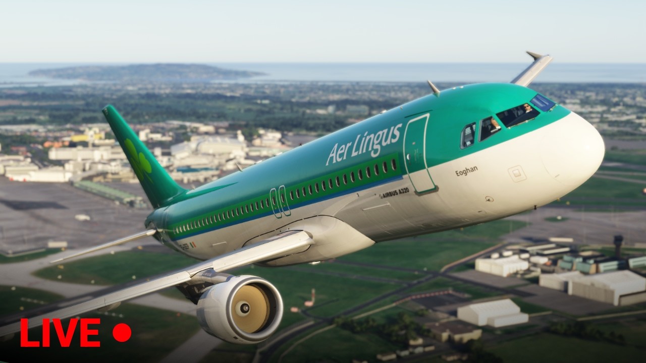 Being an Aer Lingus Pilot For The Day ✈️ MSFS 2024 Live