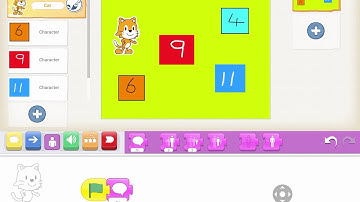 Step 3. How to Create a ScratchJr Maths game - Ask the maths question