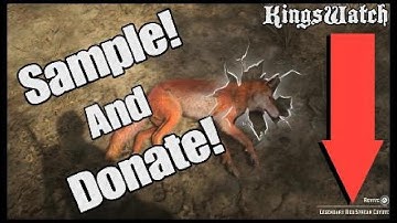 How To Sample & Donate Legendary Animals- Red Dead Online