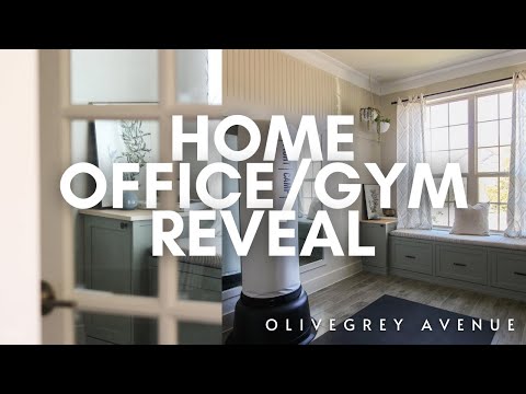 Video: HOME OFFICE-GYM RENOVATION REVEAL!