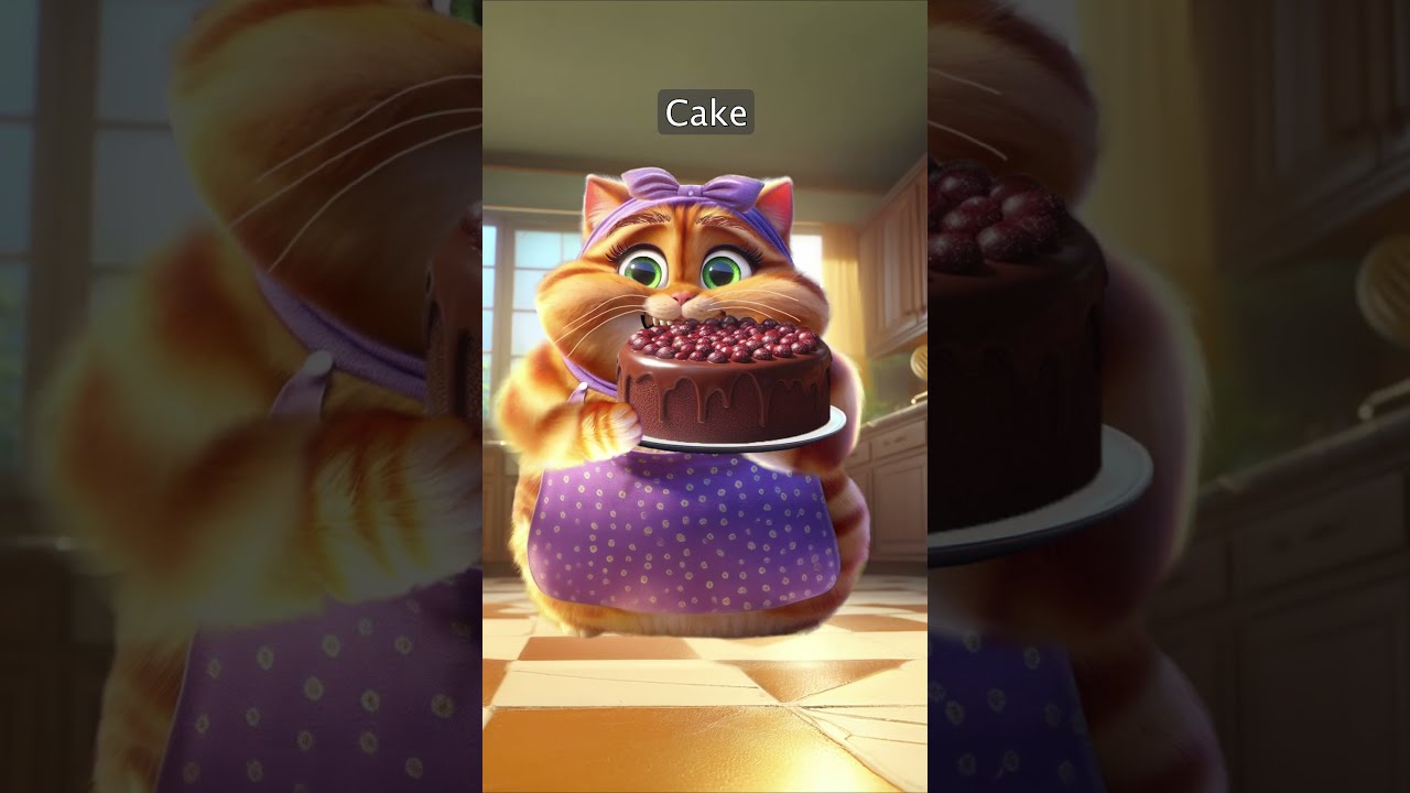 Grandma Cat Overfeeds Grandson | Food Story 🙀💣