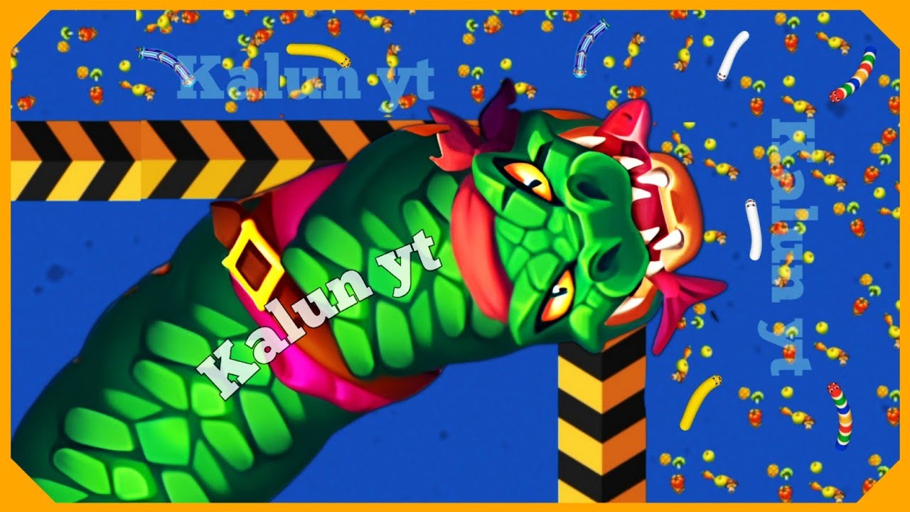 🐍WORMSZONE.IO | Giant Slither Snake Top 01 🏆 | Epic Worms Zone Biggest Snake Gameplay! | Kalun yt