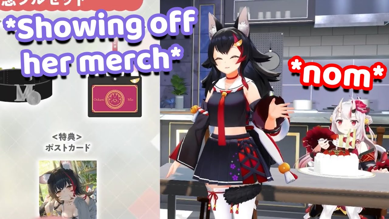 Mio can't stop Spoiling Ayame with Homecooked food (Hololive)