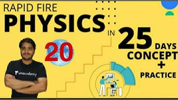 RAPID FIRE PHYSICS || CLASS 20 || NDA 2021 || LEARN WITH SUMIT