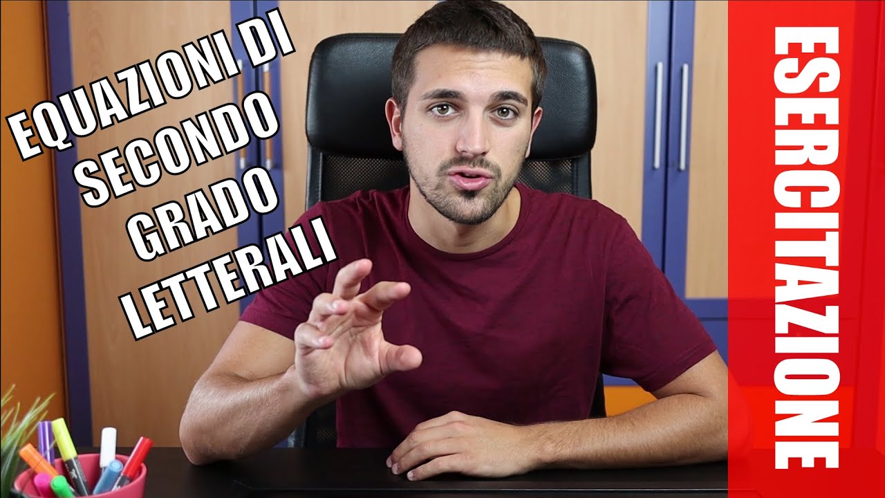 #ESERCITAZIONE Equazioni di Secondo grado letterali