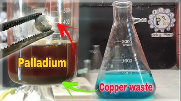 Palladium recovery from Copper waste solution | Stockpot processing for Palladium