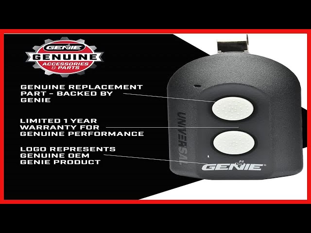 NAR 2-Pack Genie Garage Door Remote – Intellicode ACSCTG Type 1, Blue Shell, Battery & Visor Clip Included - View #4