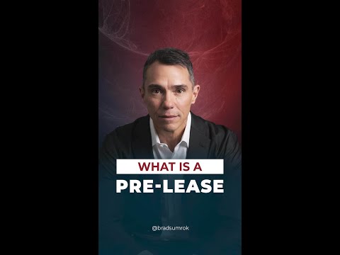 Video: Wat is een pre-lease?